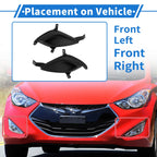 Fog Light Grill Set of 2 No.865643Y000 for Hyundai Elantra (2011–2013)