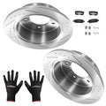 Rear Brake Rotors and Pads Kit for Mitsubishi Lancer (2008–2016) Jeep Patriot (2007–2017)