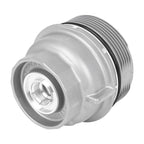 Silver Tone Oil Filter Cap Cover for Lexus Toyota (2000-2023)