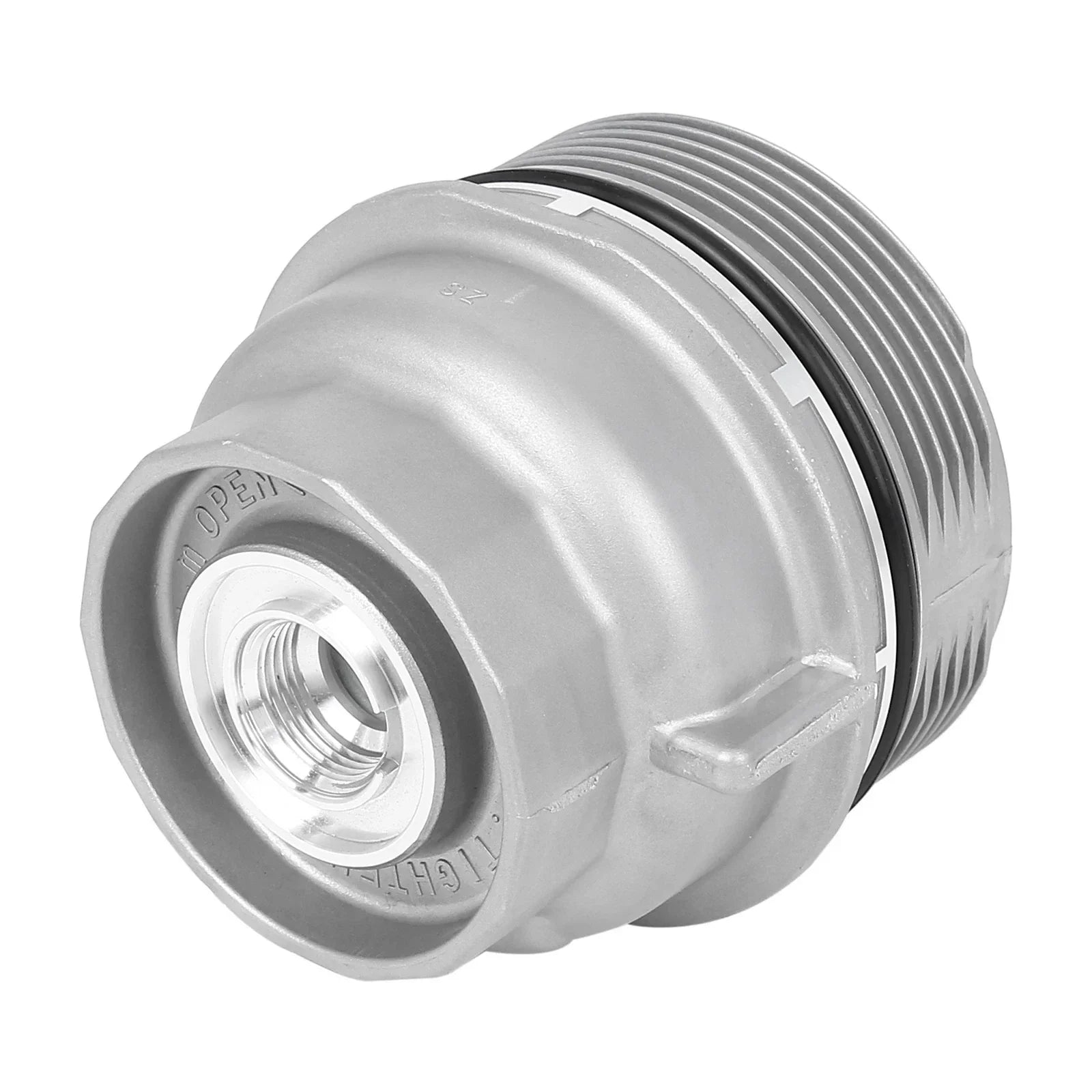 Silver Tone Oil Filter Cap Cover for Lexus Toyota (2000-2023)