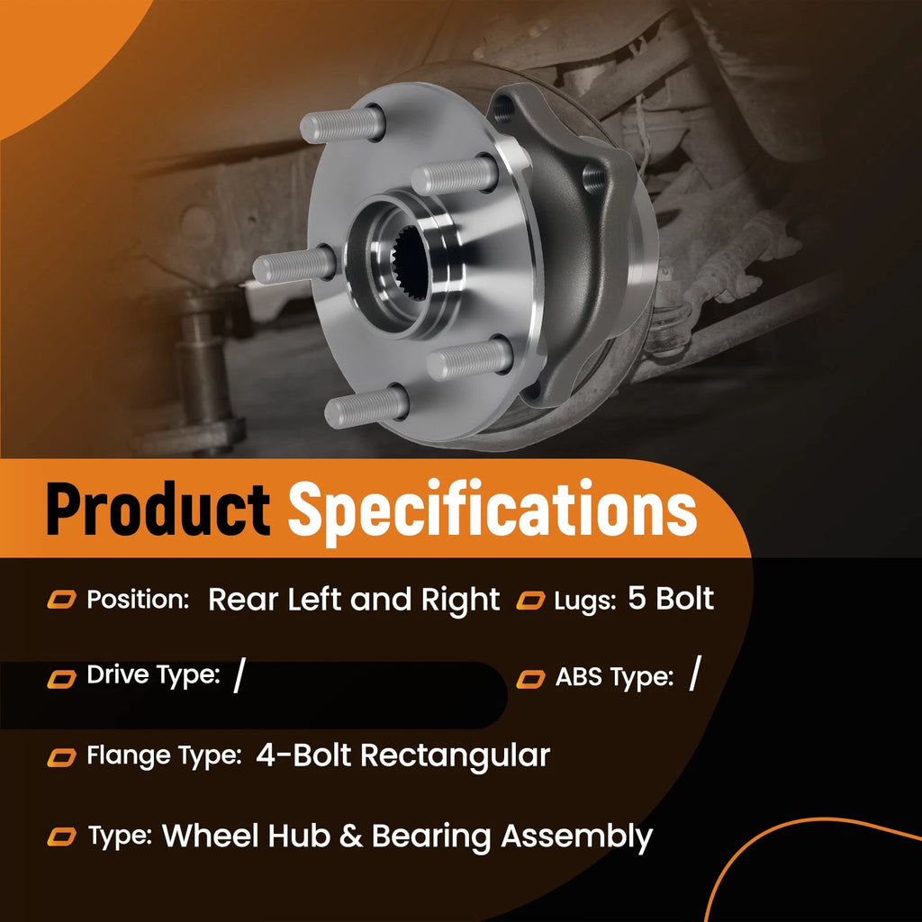 Rear Wheel Hub & Bearing for Subaru Ascent (2019–2021) 512536 28473VA000