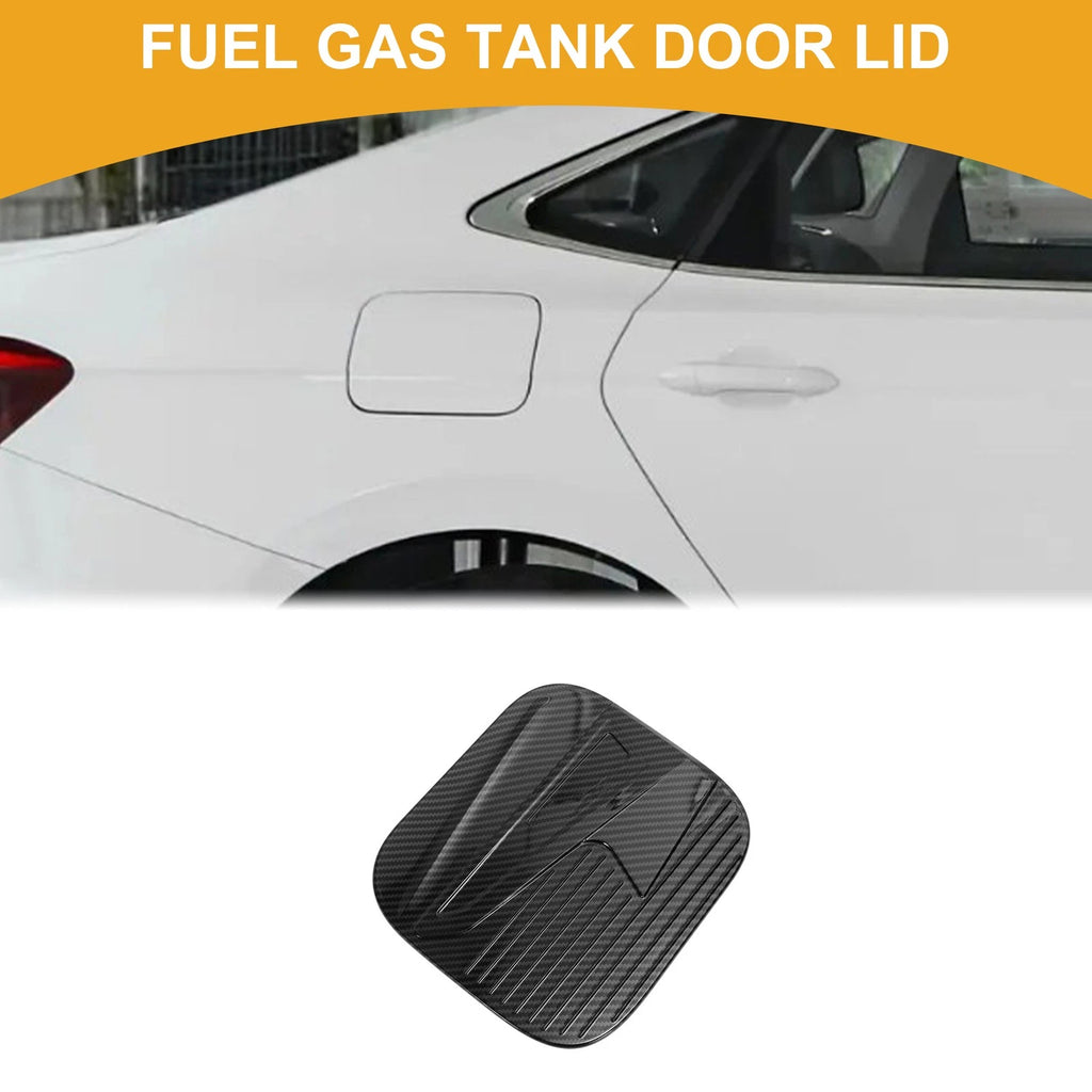 Fuel Tank Door Cap for Nissan Altima (2019–2025) Carbon Fiber Black