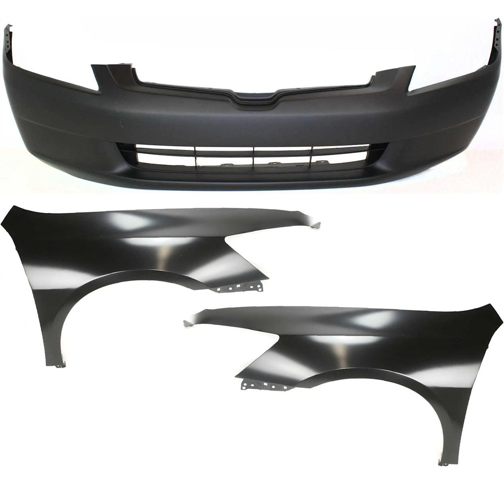 Fender Bumper Cover Kit for Honda Accord 2003–2005 4-Door Sedan