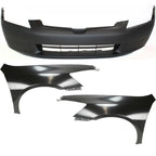 Fender Bumper Cover Kit for Honda Accord 2003–2005 4-Door Sedan