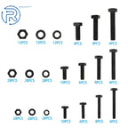 Set of 272 Hex Head Cap Bolts and Nuts Combination Kit Carbon Steel