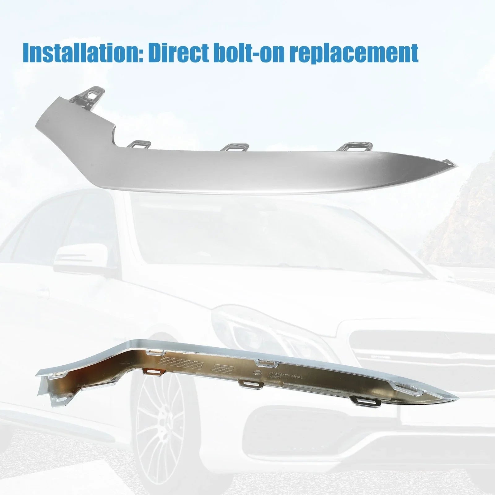 Front Bumper for Mercedes Benz A-Class (2013-2018) 2 x Covers