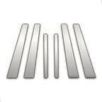 Chrome Pillar Post Covers 6Pc for BMW 5 Series (2011–2016)