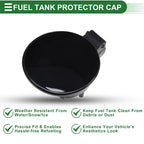 Fuel Tank Door Cap for Volkswagen Polo (2011–2018) - Fuel Filler Flap Cover Black