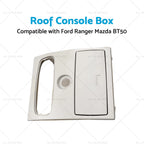 Roof Console Box Sunglass Holder for Ford Ranger Mazda BT50 (2012–2020) Gray