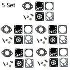 Set of 5 Carburetor Rebuild Kits for Stihl 020 024 028 (RK-13HU RK-14HU)