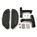 Airflow Black Passenger Floorboard Mount Bracket Kit for Harley Touring FLHR (1993–Present)
