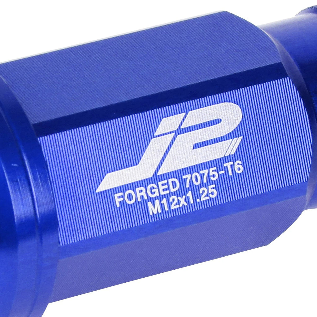20Pcs J2 7075 Forged Aluminum M12x1.25 Open-End Lug Nut Set for Universal