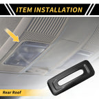 Carbon Fiber Pattern Rear Roof Reading Light Cover for Toyota Tundra (2022–2024)