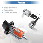 Door Cylinder Ignition Switch Lock Cylinder with Key for Ford F-150 