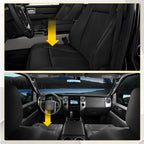 Black Front Driver Bottom Leather Seat Cover for Ford Expedition (2015–2017)