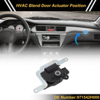 HVAC Heater Blend Door Actuator for Hyundai Elantra (2007–2012) No. 971542H000