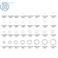 32-Pack Clear Food Grade Silicone O-Ring Kit for Sealing Faucets