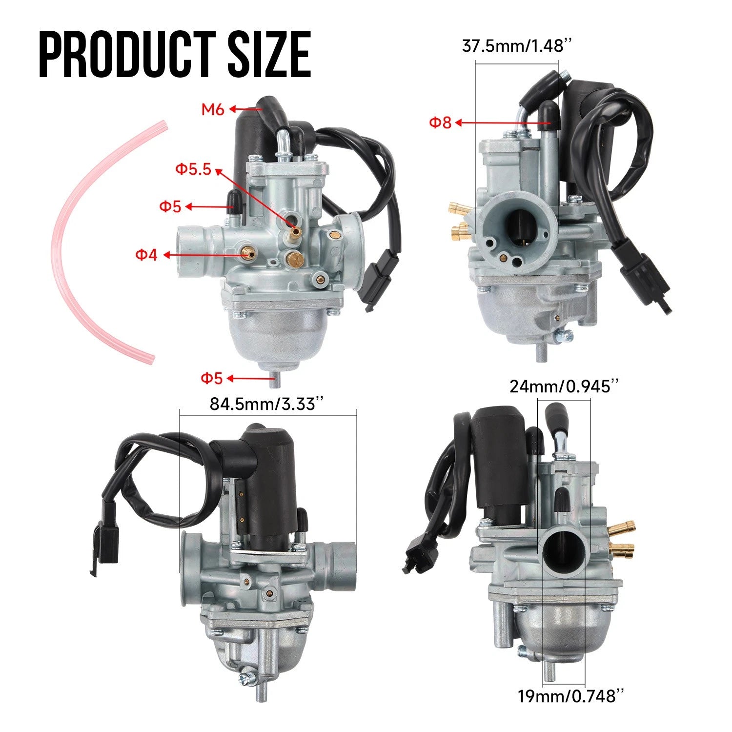 Electric Choke Carburetor for E-TON Viper 50 RXL50 (2002–2004)