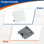 Tow Hook Cover for Mercedes-Benz (A2198850026) (2010–2015) White