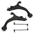 Set of 4 Suspension Kit Lower Control Arms for Hyundai Kia (2007–2012)