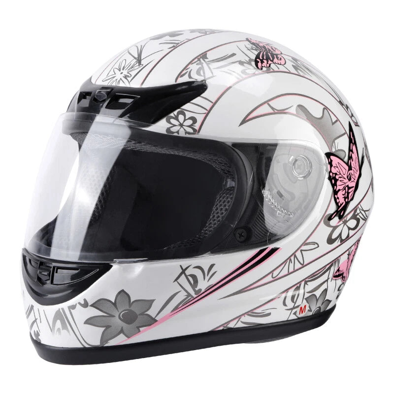 Motorcycle Full Face Helmet for Street Dirt Bike (S, M, L) DOT Approved