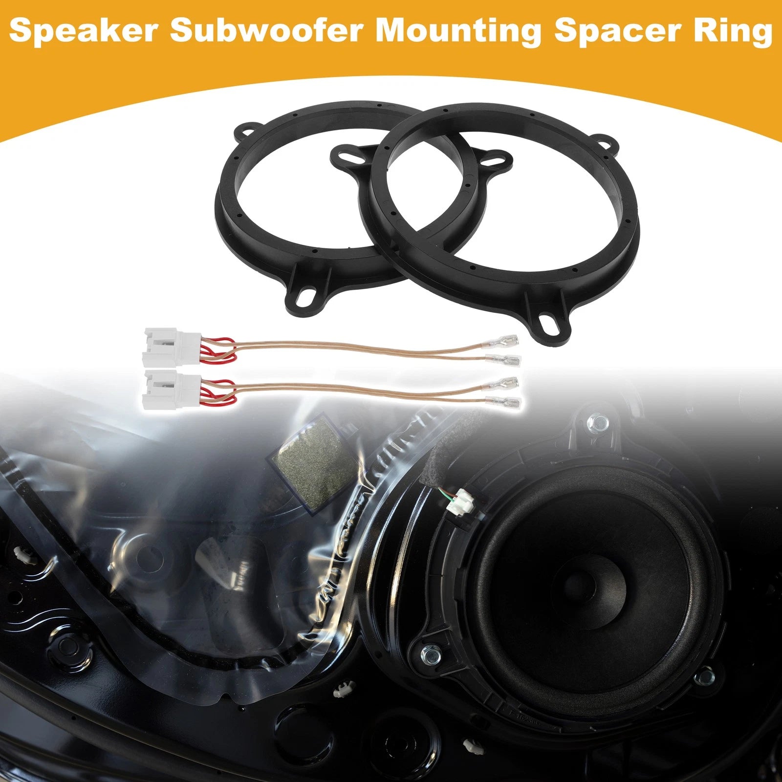 Set of 2 Speaker Spacer Rings for Mazda CX-5 (2013–2022)