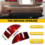 Set of 2 Tail Rear Bumper Reflector Lights for Lexus IS250 IS350 (2006–2013)