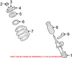 Lower Coil Spring Insulator for Dodge Journey (2009–2020) 68210979AA