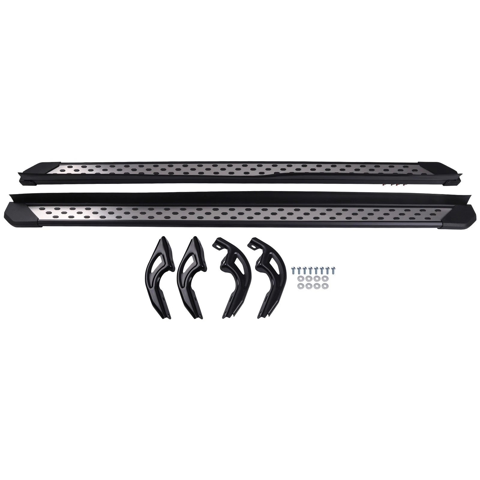 Black Side Step Running Board for Honda Pilot (2016–2022) - Aluminum