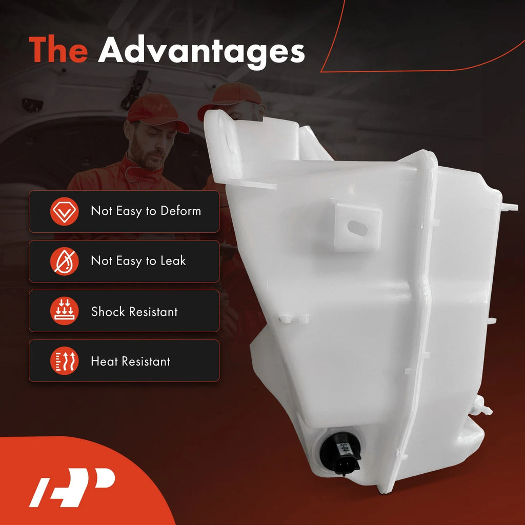 Washer Reservoir with Cap, Pump & Sensor for Chevy Trailblazer (2021â2023)