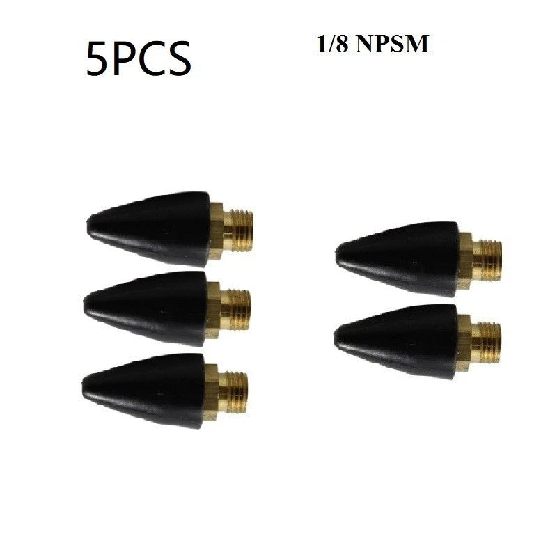 5 Pcs Air Blow Nozzles for Air Blow Tool Kit 1/8 Inch NPSM