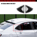 Carbon Style Quarter Window Louvers Vent Cover Trim for Subaru WRX STI (2022–2023)