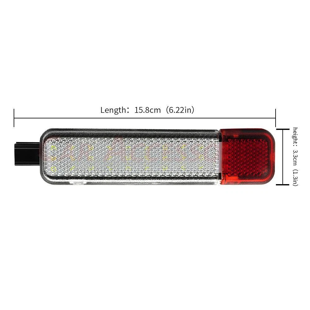 2X LED Door Courtesy Light for Chevy Silverado Suburban Tahoe GMC Sierra Yukon