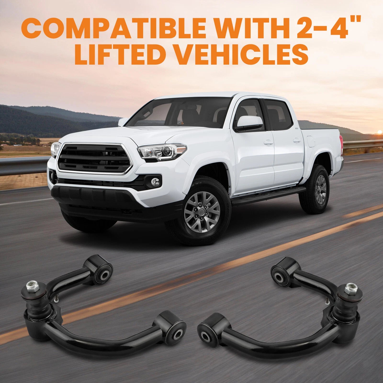 2-4 Inch Lift Front Upper Suspension Control Arm for Toyota Tacoma 4Runner (1995–2004)