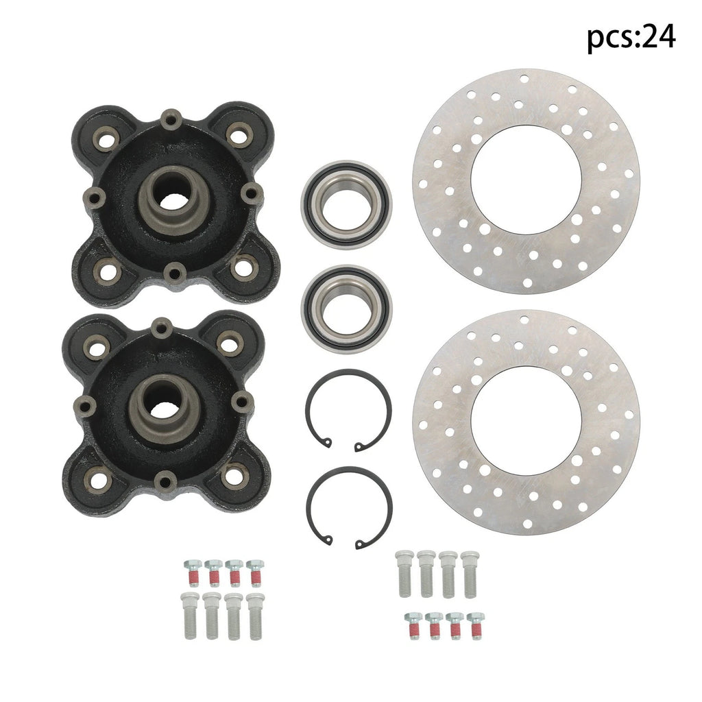 Rear Wheel Hub Brake Rotor Bearing Stud Kit for Polaris Ranger XP 900 (2013–2019)