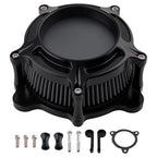 High Flow Air Filter Kit for Harley Road Glide (2008–2016) Black Billet Aluminum
