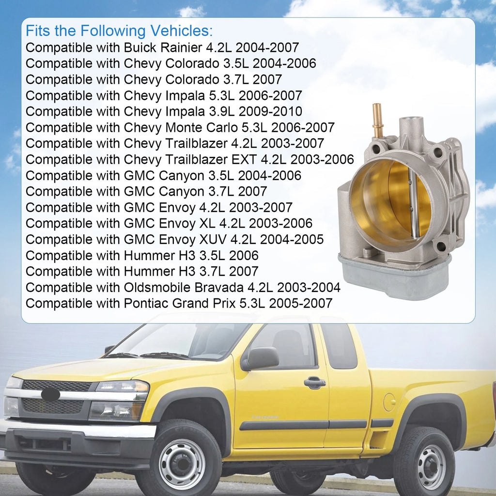 Throttle Body for Chevrolet Trailblazer GMC Envoy (2003-2007)