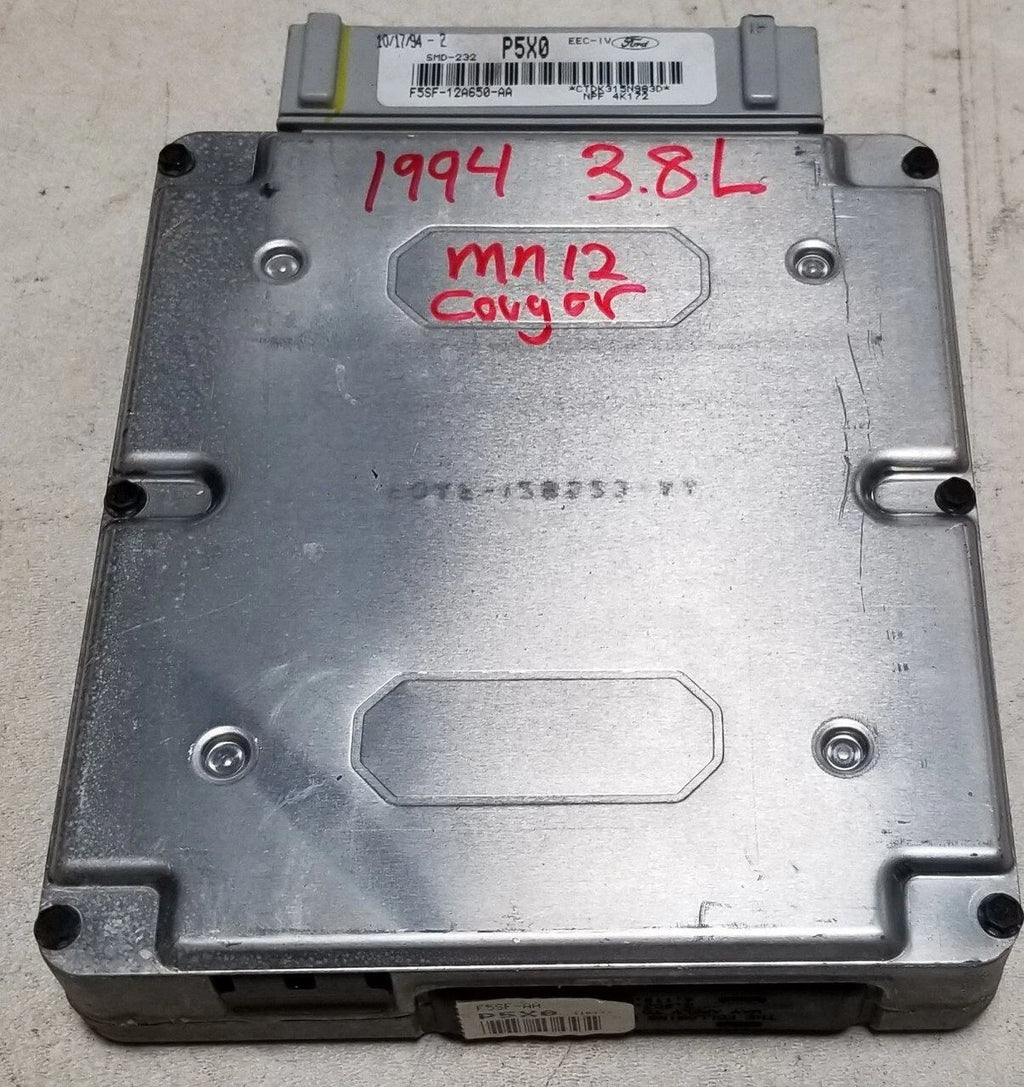 EEC-IV ECU for Thunderbird Cougar 3.8L (1994–1995) F5SF-12A650-AA P5X0