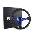 14-Inch Universal Aluminum Racing Steering Wheel 6 Bolt Drifting