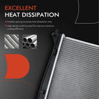 Radiator with Oil Cooler for Kia Soul (2010–2011)