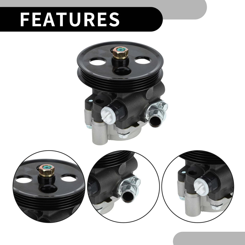 Power Steering Pump with Pulley No. 4431008010 for Toyota Sienna (2004–2006)