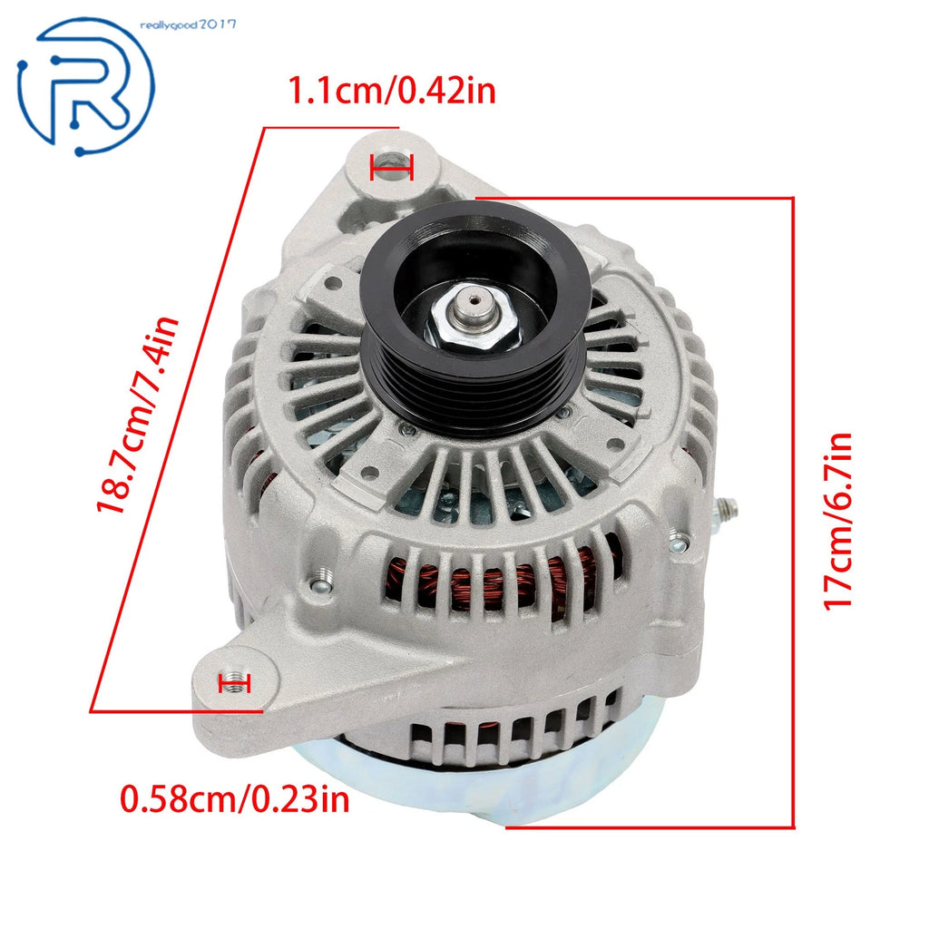 Alternator 210-0505 for Toyota Camry Lexus ES300 (2002–2003) 3L 100A 12V 6-Groove