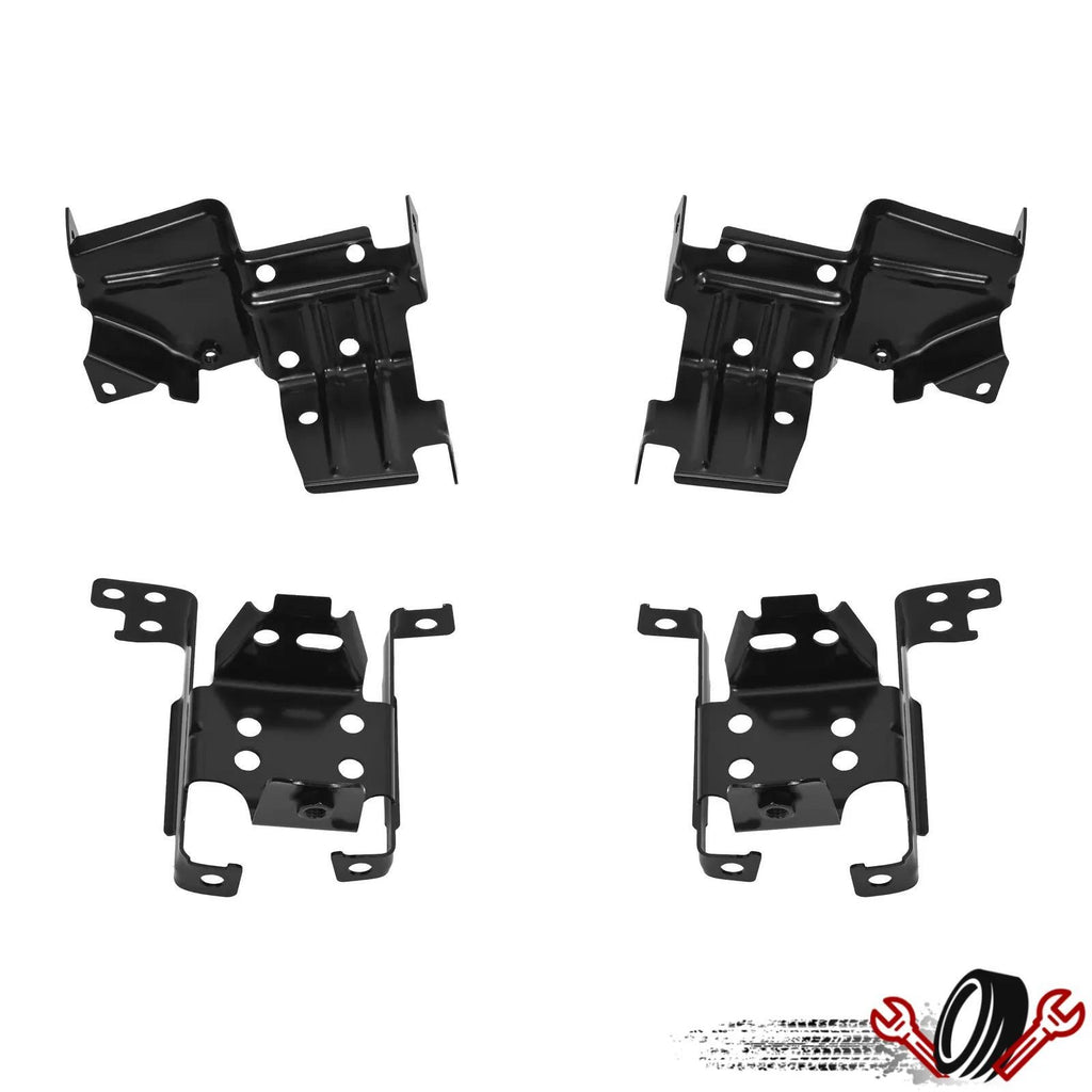 Set of 2 Front Bumper Bracket Reinforcements for GMC Sierra 2500 3500 (2011–2014)