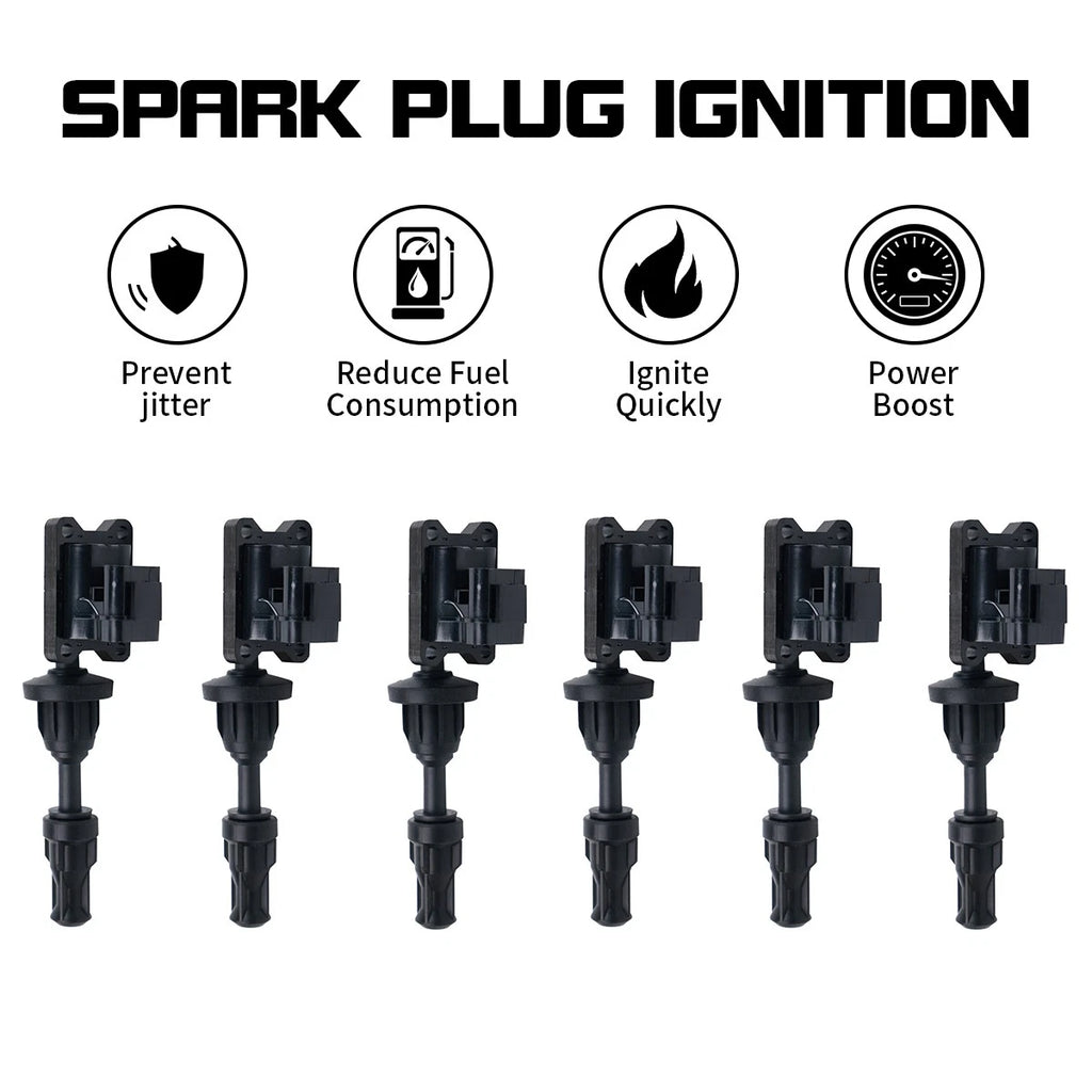 6X Ignition Coil for Infiniti J30 (1993–1997) Nissan 300ZX (1990–1996) UF132