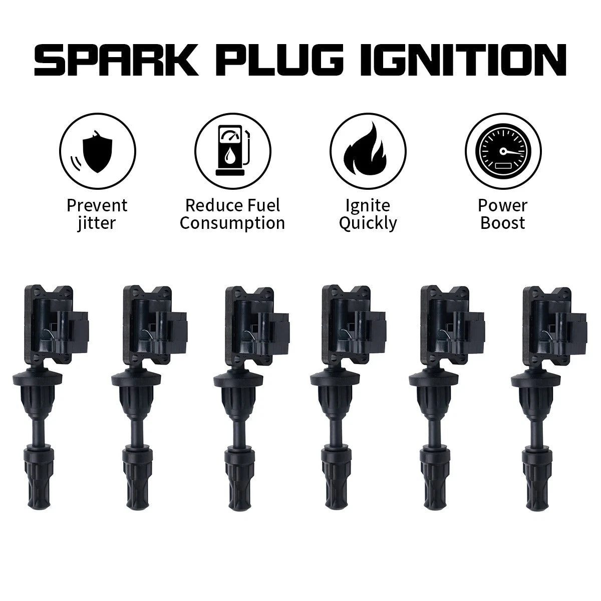6X Ignition Coil for Infiniti J30 (1993–1997) Nissan 300ZX (1990–1996) UF132