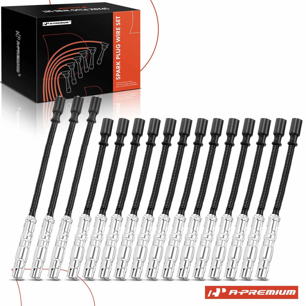16x Spark Plug Wire Set for Mercedes-Benz C215 CL500 (1998–2005)