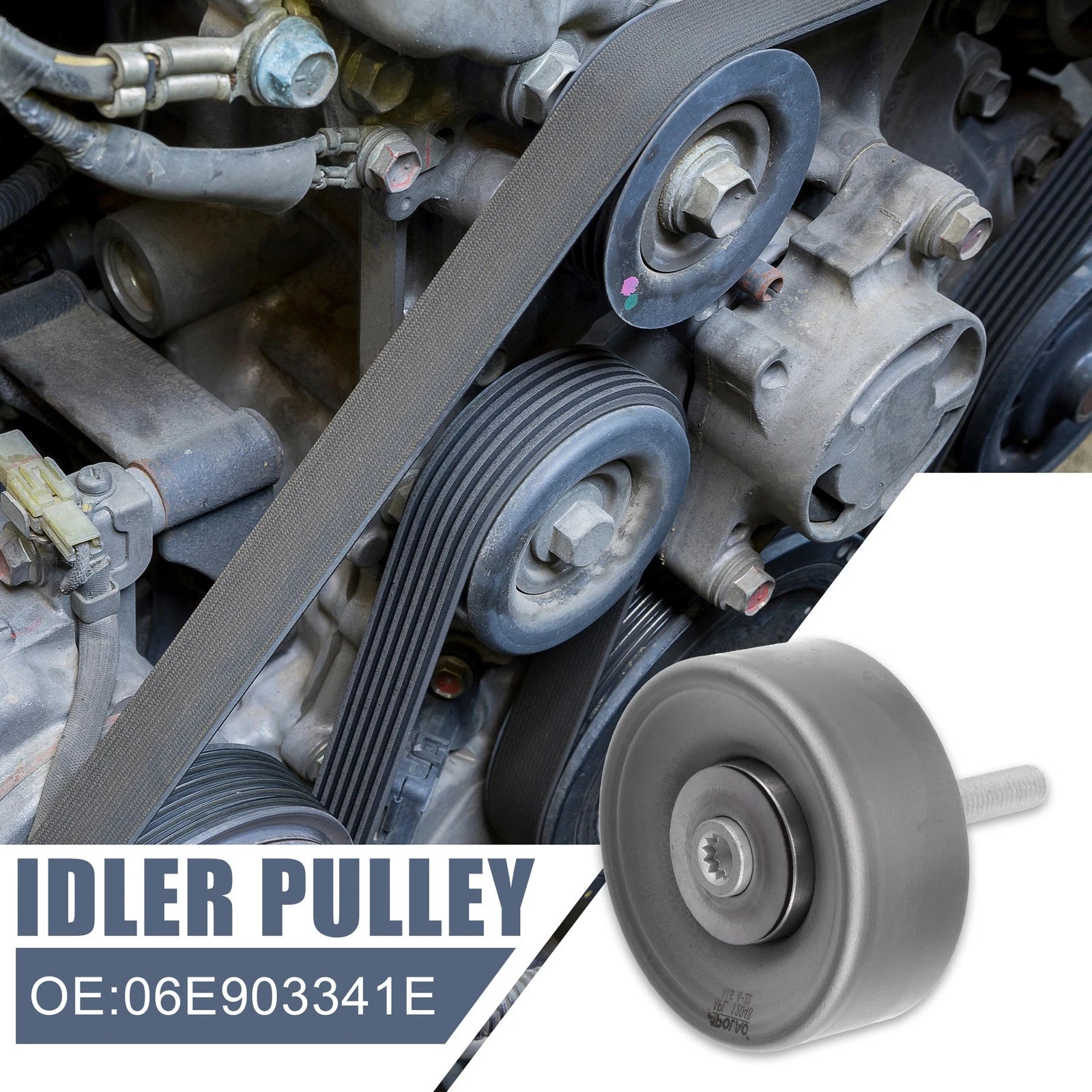 Drive Belt Idler Pulley 06E903341E for Audi A4 2.0L (2016)