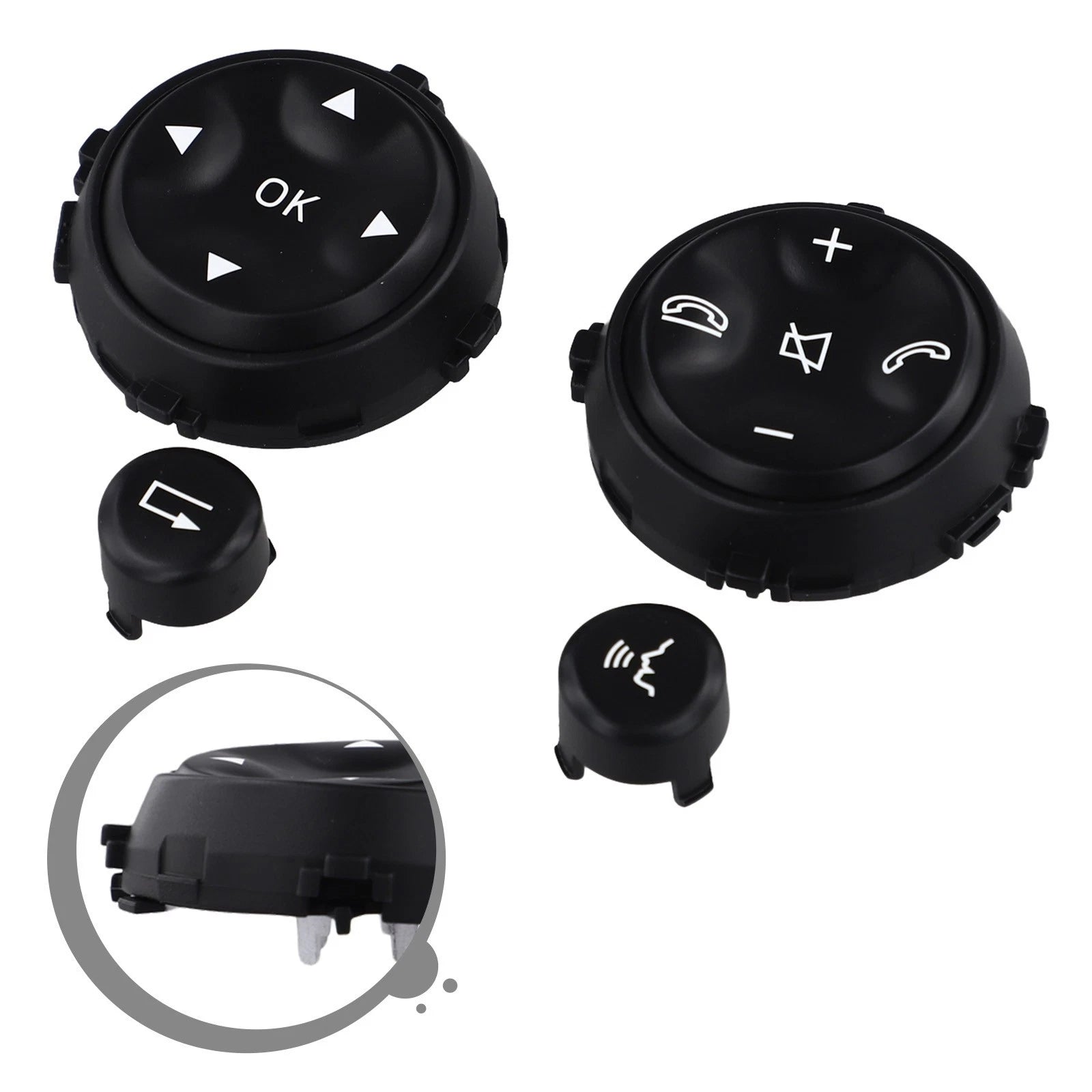 Steering Wheel Switch Buttons for Mercedes W221 S550 S63 CL550 (2007–2013)