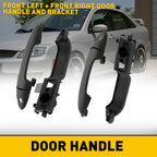 Exterior Front Door Handle w/ Bracket for Ford Focus (2000–2007) LH + RH