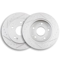 Rear Slotted Brake Rotors for Acura Integra, Honda Accord, Civic (1997–2006)
